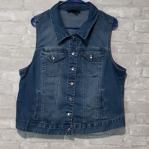 Style & Co jean vest